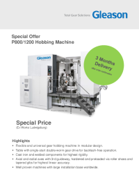 Special Offer - P800/1200 (SN33078)