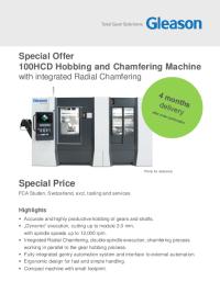 100HCD Hobbing and Chamfering Machine